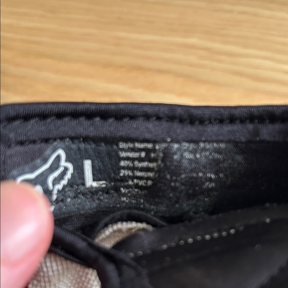 Fox Racing Black and white-Gray Gloves - Picture 6 of 8